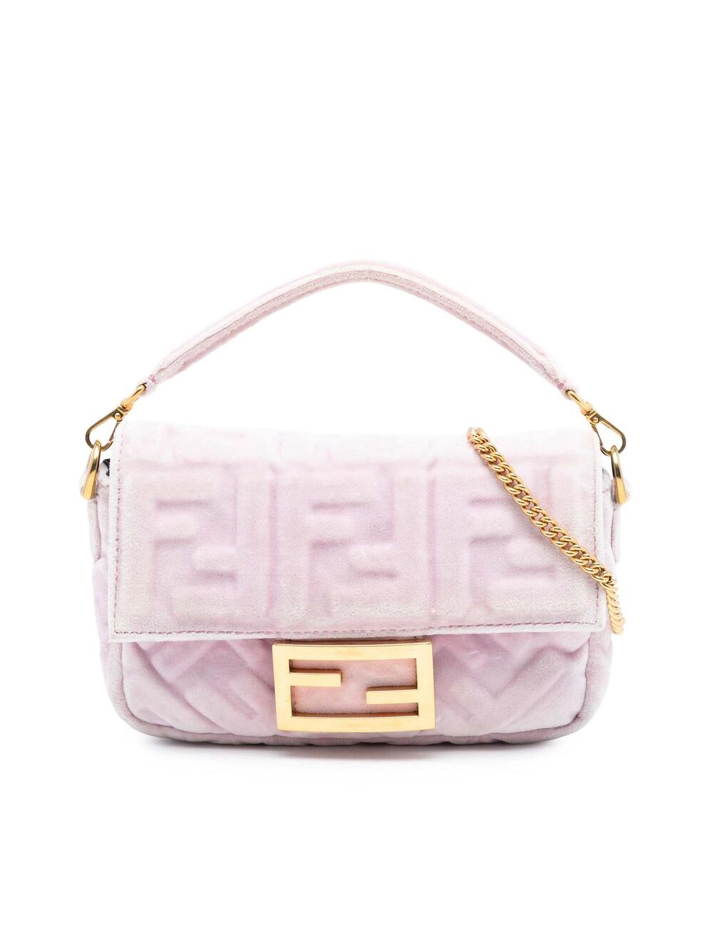 Fendi Mini Zucca Embossed Velvet #364974F11B